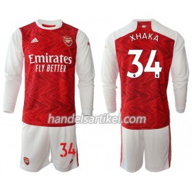 Arsenal Granit Xhaka 34 Kinder Heim Trikotsatz 2020/21 Langarm (+ Kurze Hosen)